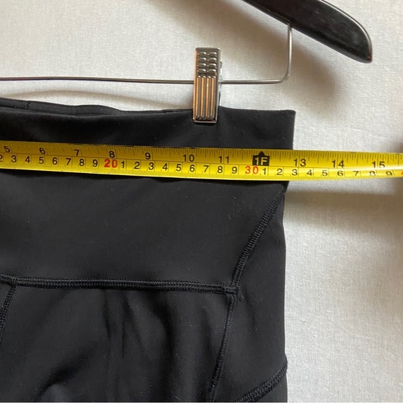 Lululemon Athletica Wunder Under Hi-Rise Legging mesh ruche sides Sz 6 - Picture 11 of 12